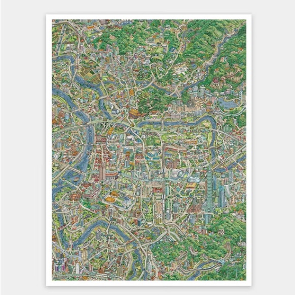 NIB Pintoo Jigsaw Puzzles 4800 Piece for Adults - Tom Parker - Taipei MAP.